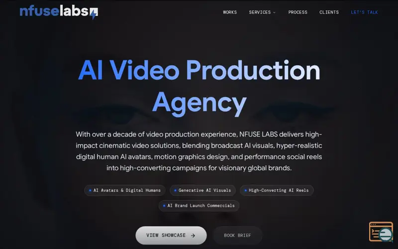 Screenshot of NFUSE LABS