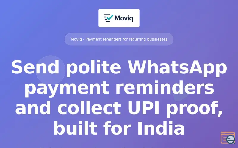 Screenshot of Moviq