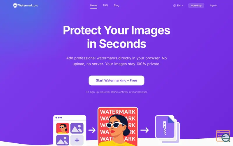 Screenshot of Watermark.pro