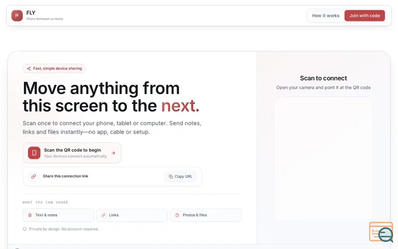 Screenshot of FLY