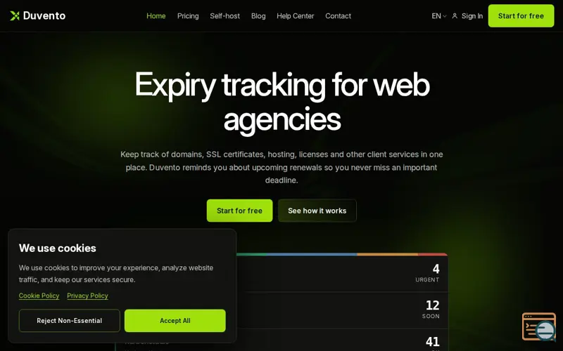 Screenshot of Never miss a client deadline again
