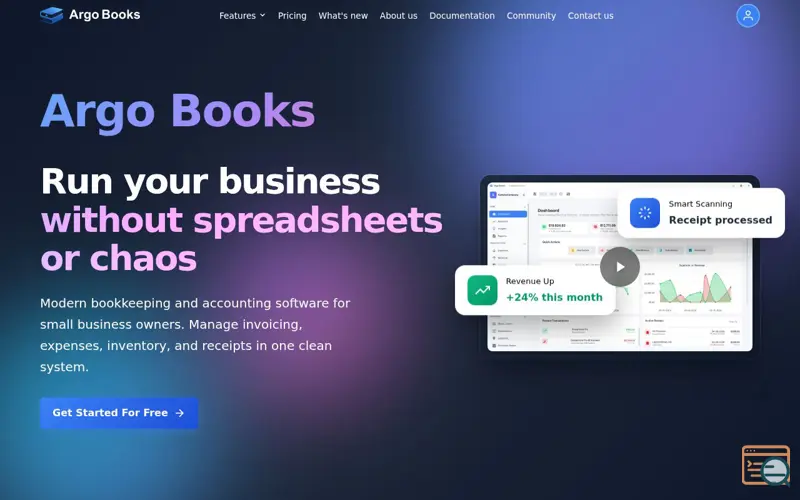 Screenshot of Argo Books
