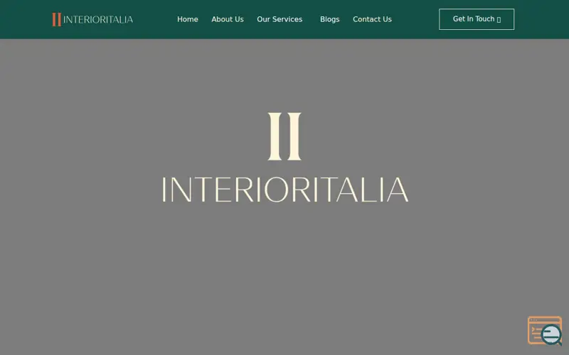 Screenshot of InteriorItalia