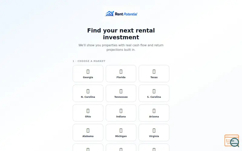 Screenshot of RentPotential