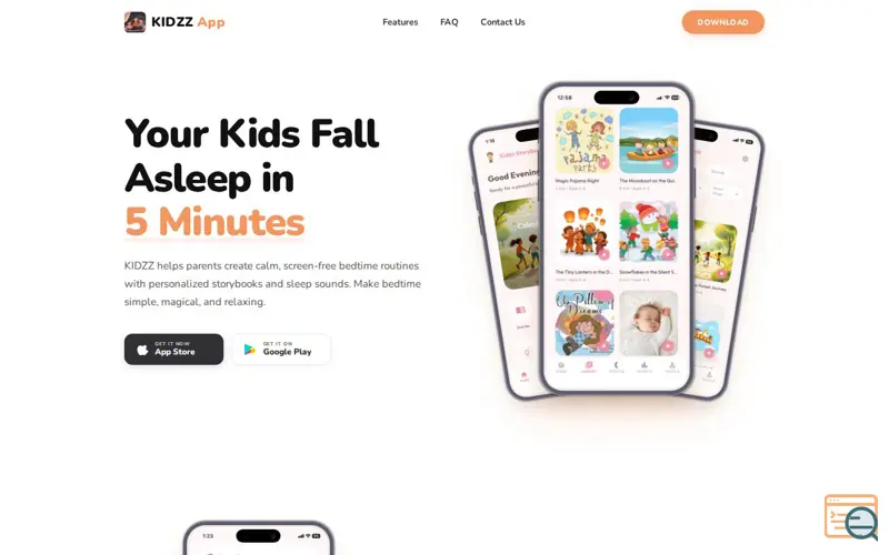 Screenshot of Kidzz - Kids Screen-free Sleep Help