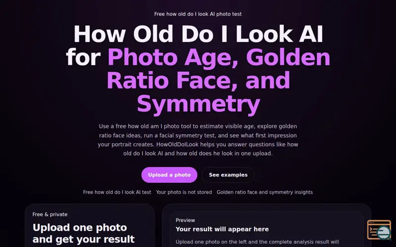 Screenshot of HowOldDoILook