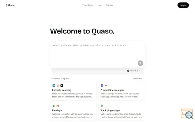 Screenshot of Quaso