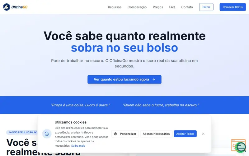 Screenshot of OficinaGO