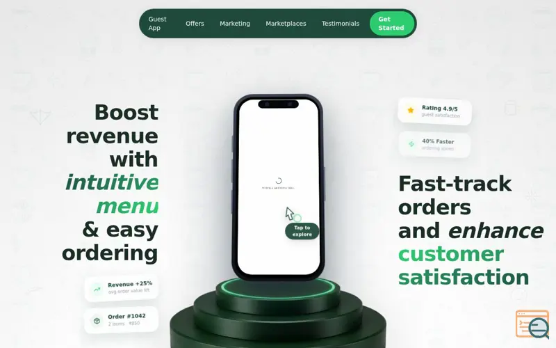 Screenshot of CafeOS