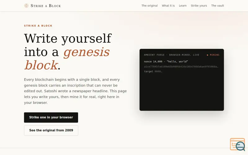 Screenshot of Strikeablock