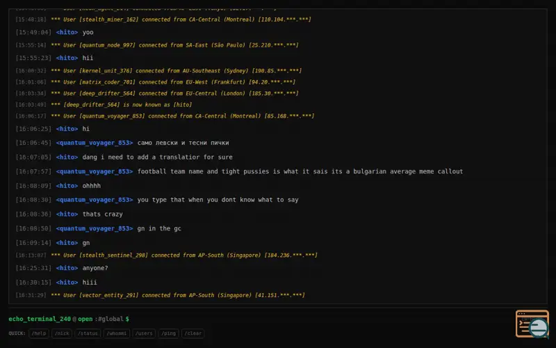 Screenshot of Open Terminal