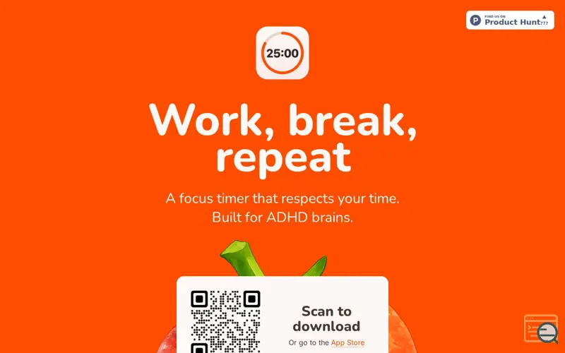 Screenshot of Pomo: ADHD Focus Timer