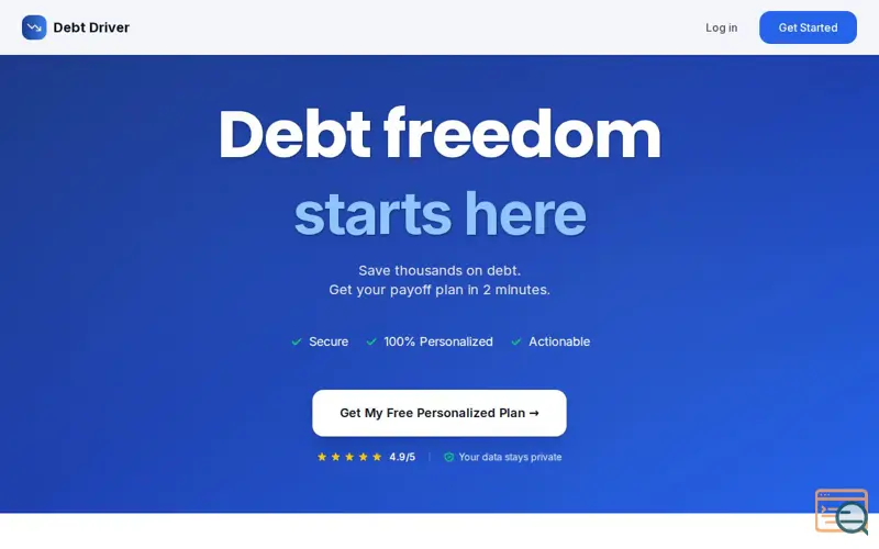 Screenshot of Debt Driver