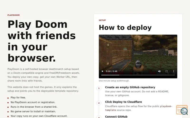 Screenshot of Playdoom