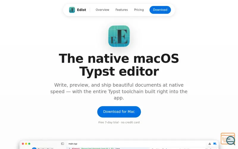 Screenshot of Edist