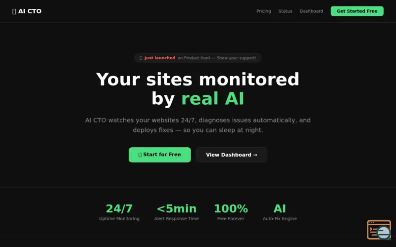 Screenshot of AI CTO