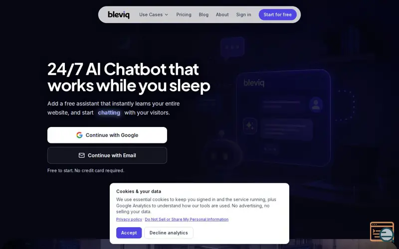 Screenshot of Bleviq