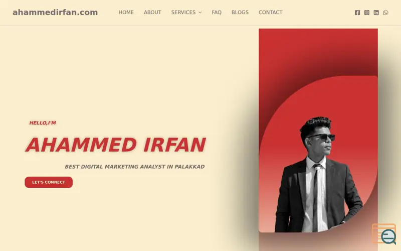 Screenshot of  Digital Marketing Analyst In Palakkad