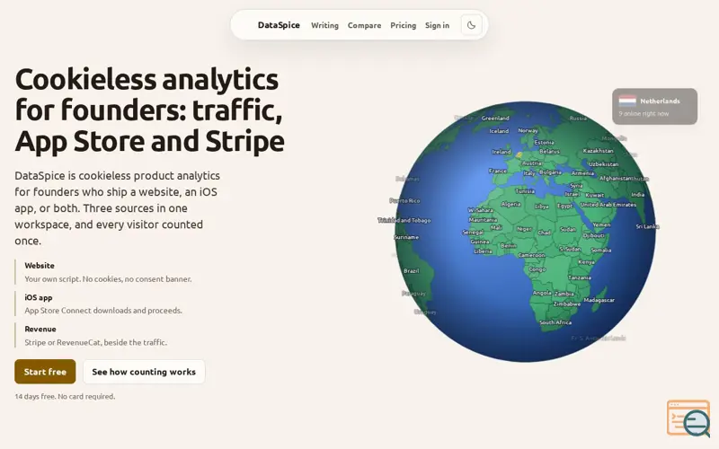 Screenshot of DataSpice