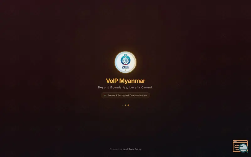 Screenshot of VoIP Myanmar
