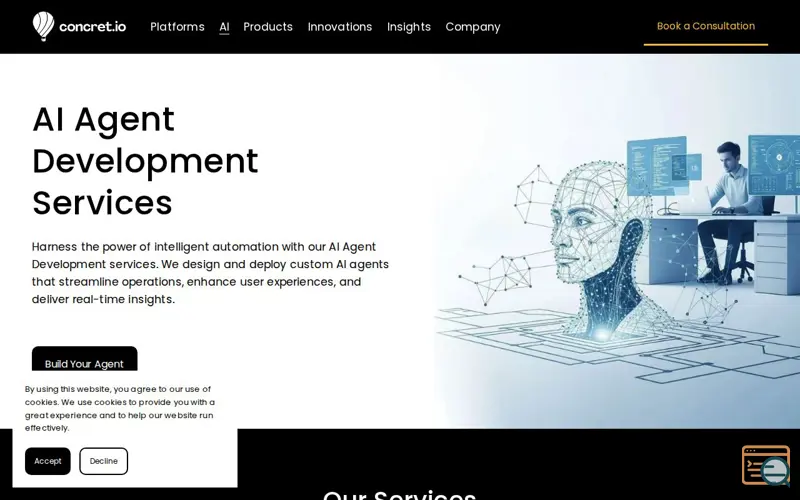 Screenshot of Ai Agent Development Services