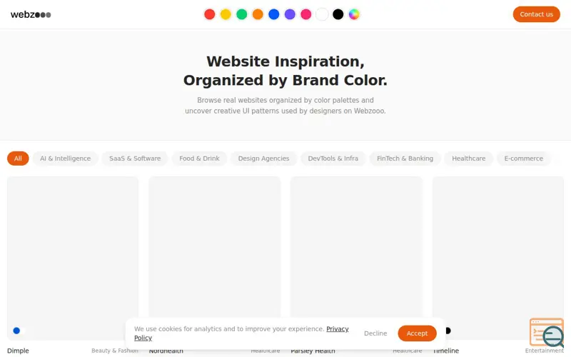 Screenshot of Webzooo