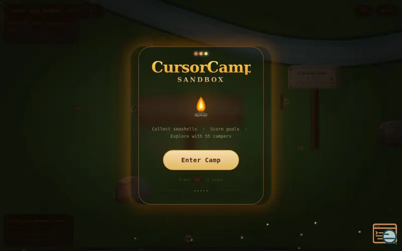 Screenshot of Cursor Camp Sandbox