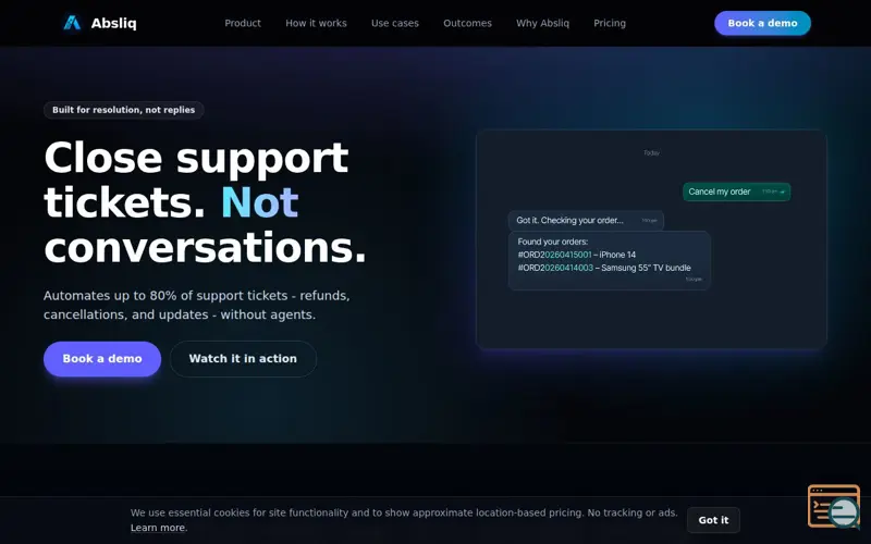 Screenshot of Absliq