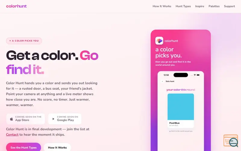Screenshot of Color Hunt: Photo Scrapbook