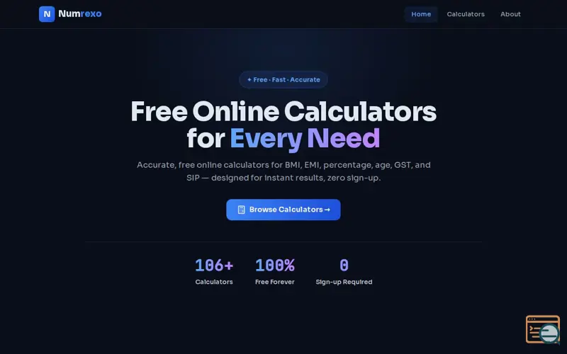 Screenshot of Numrexo
