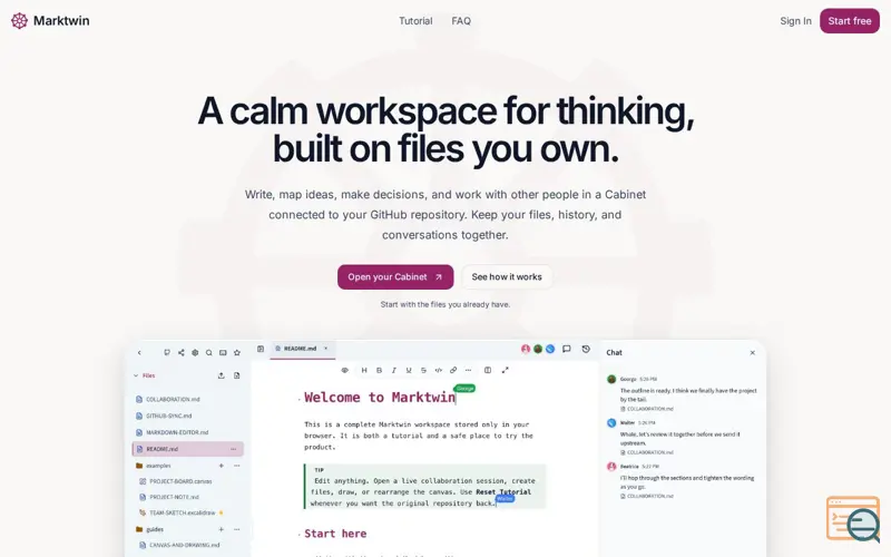 Screenshot of Marktwin