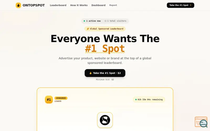 Screenshot of ONTOPSPOT