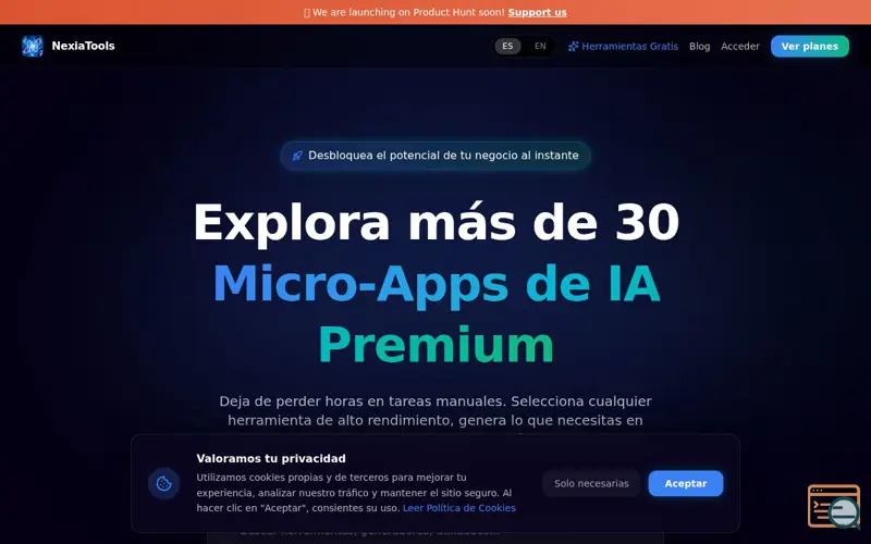Screenshot of NexiaTools