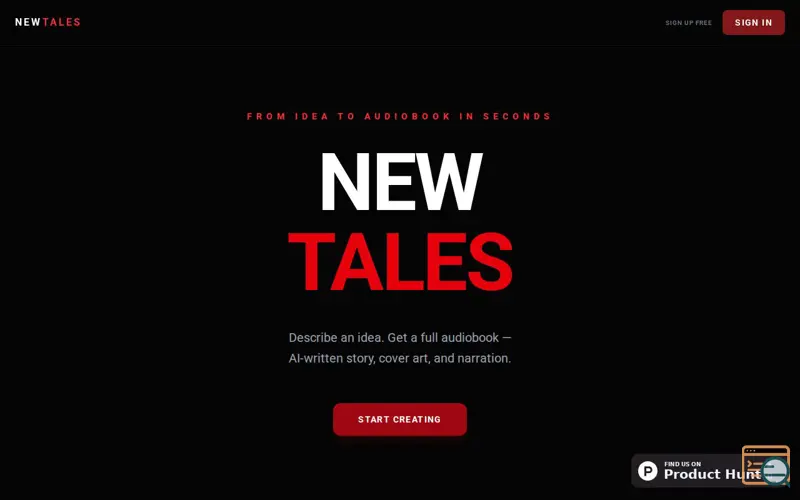 Screenshot of NewTales