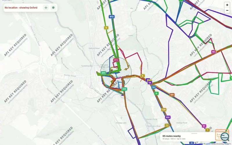 Screenshot of Buslens