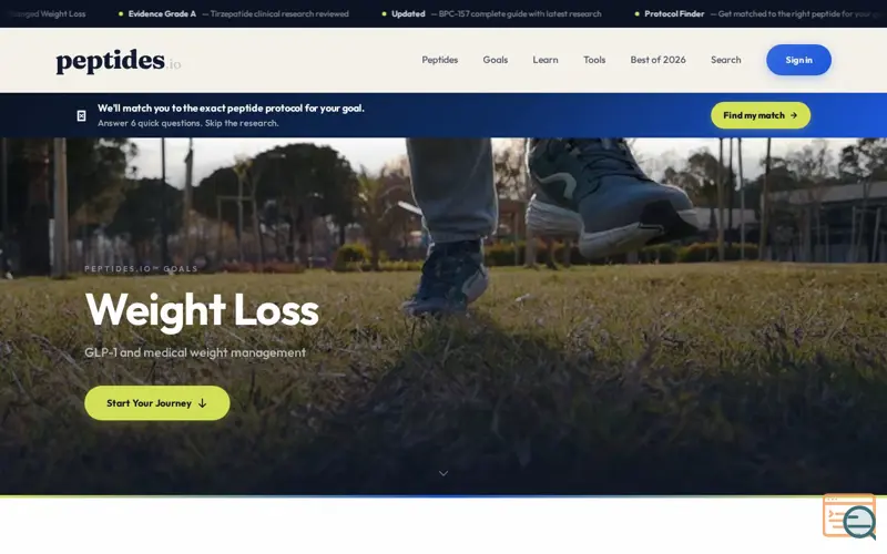Screenshot of Weight Loss Optimization Guide