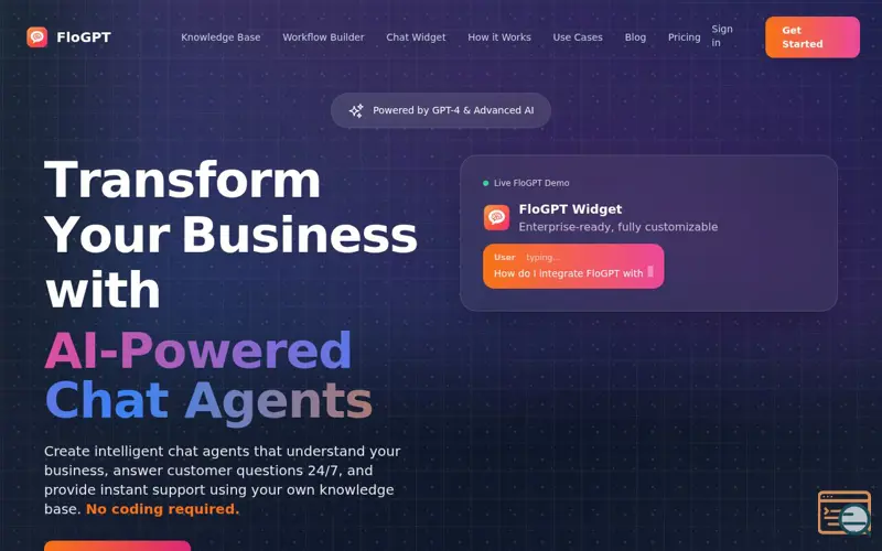 Screenshot of FloGPT