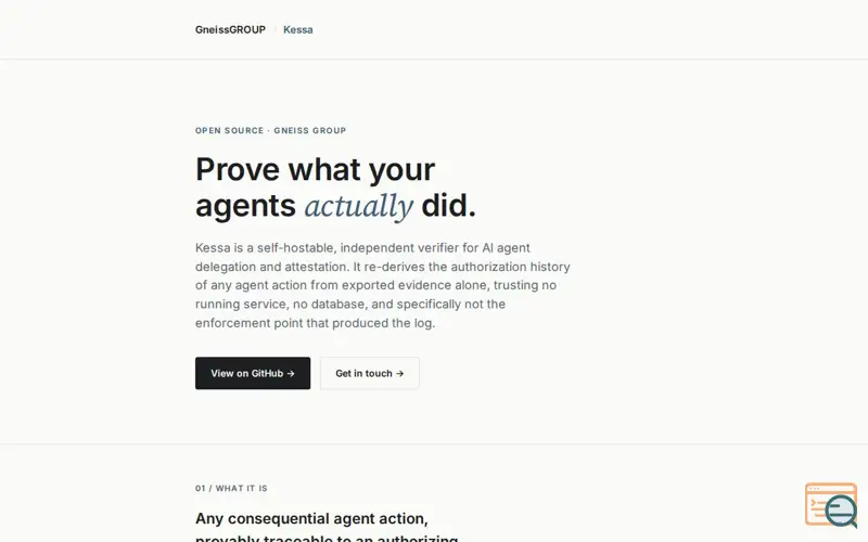 Screenshot of Kessa