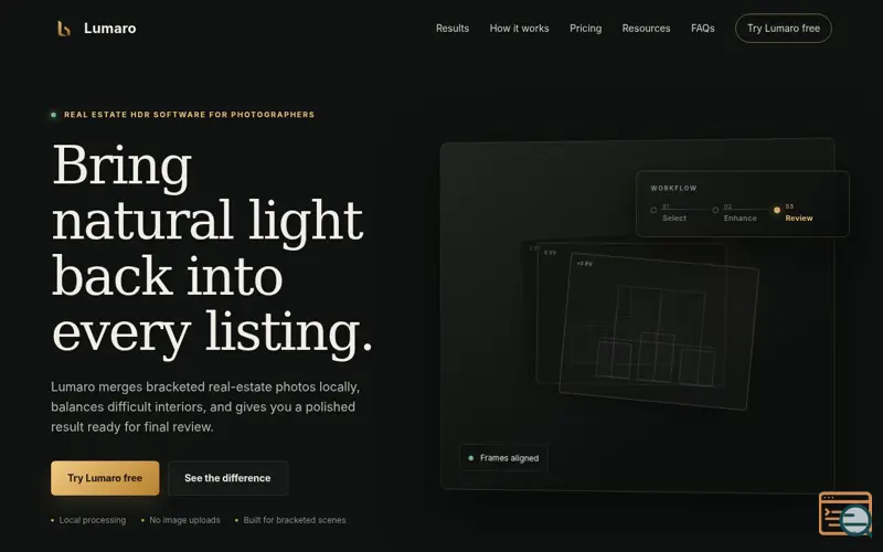 Screenshot of Lumaro