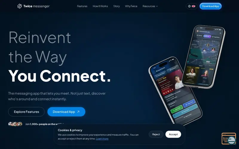 Screenshot of Twice-messenger
