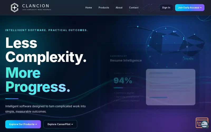 Screenshot of Clancion