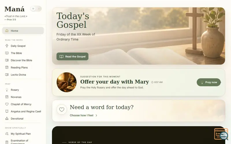 Screenshot of Maná