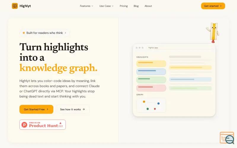 Screenshot of Highlyt