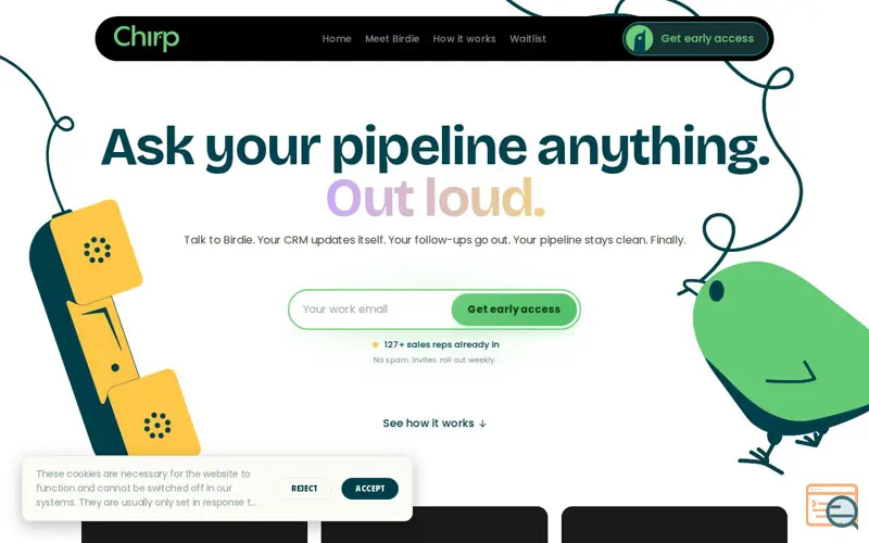 Screenshot of Birdie