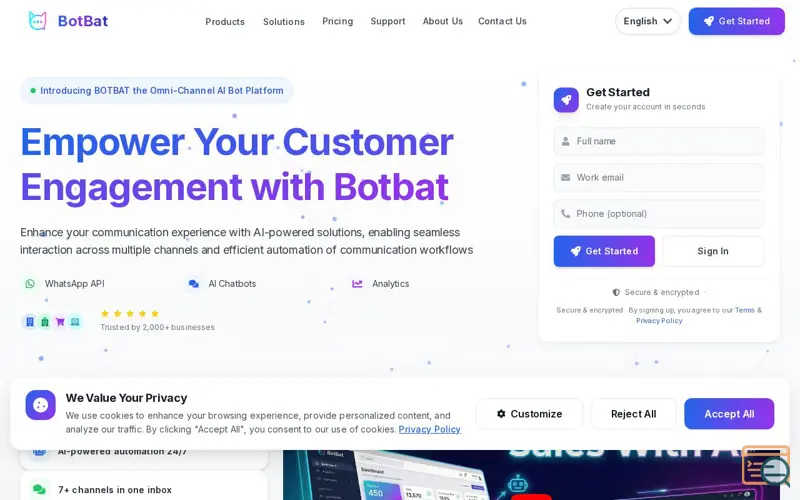Screenshot of BOTBAT