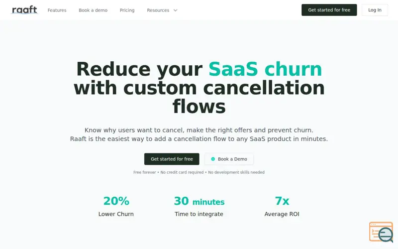 Screenshot of Raaft