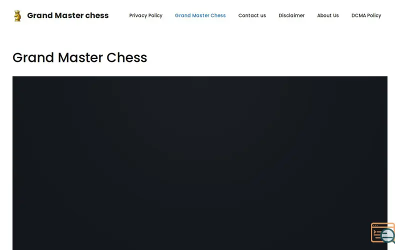 Screenshot of Grand Master chess
