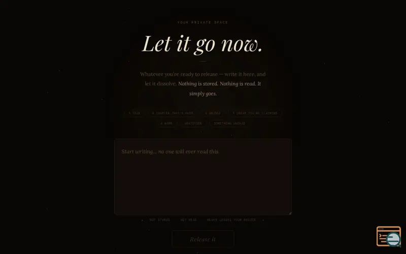 Screenshot of Let It Go Now