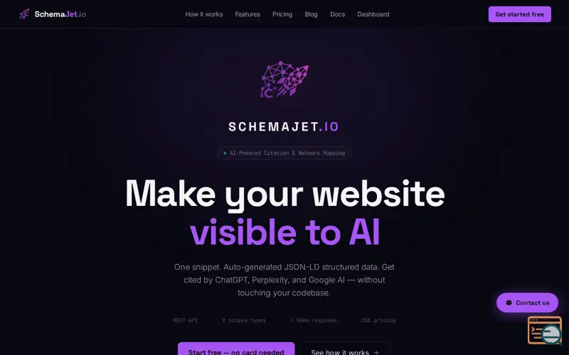 Screenshot of SchemaJet