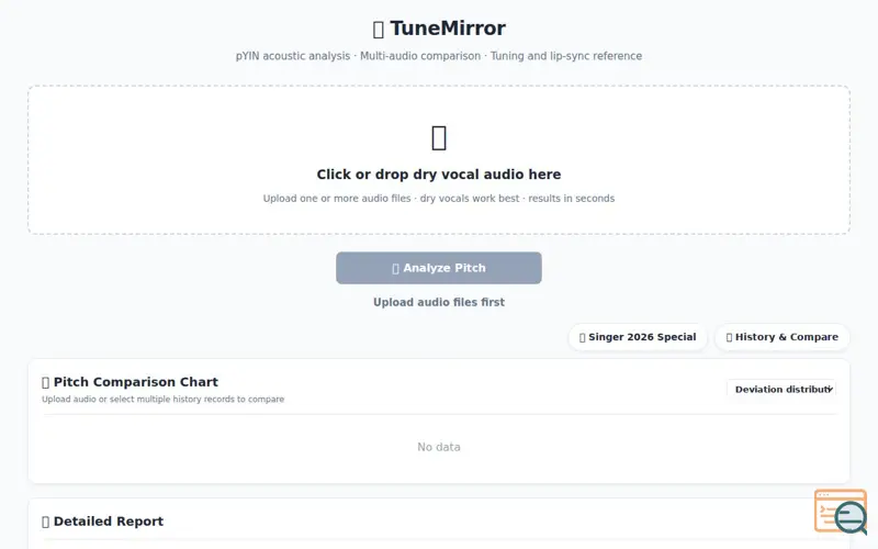 Screenshot of TuneMirror